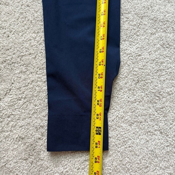 Lucky Brand Men Deep Blue Dress Shirt Sz L - Picture 8 of 9